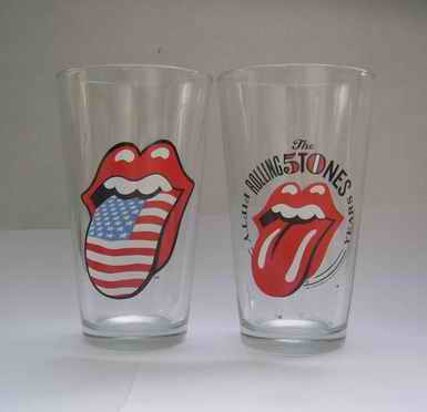 16oz pint glass cup/beer glass with customized design