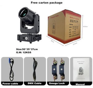 Alta calidad Mini 230W 200W DJ Stage Lighting Mini 7R Sharpy 230W Beam Light Moving Head Light con anillo Led para Night Club bar - Product Image 6