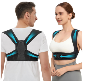 Corrector de Postura Cómodo, Ajustable, Portátil y Transpirable de Neopreno para Hombres y Mujeres - Product Image 1