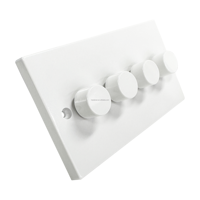 Interrupteur mural à 4 touches pour variateur LED, contrôle d'éclairage, Bakélite, garantie 12 ans, certifié CE RoHS
