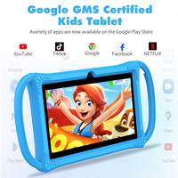 Tablette PC Android 7 pouces avec processeur A333 Penta Core, écran IPS 1024*600, 8 Go + 32 Go, tablette intelligente légère K7 pro pour l'éducation
