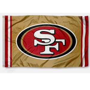 คุณภาพสูง32 teams อเมริกันฟุตบอลป้ายกลางแจ้งในร่ม3X5ฟุตธง49ers ซานฟรานซิสโก2 grommets ได้รับการออกแบบเม็กซิโก - Product Image 4