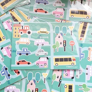 Feuilles d'autocollants découpés à la forme personnalisées, kawaii, transparentes, en vinyle pour animaux de compagnie, pour les enfants, les filles, le journal - Product Image 1