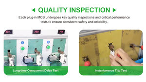 EBASEE ou OEM Disjoncteur miniature (MCB) 1A-63A 1P 2P 3P 4P 6kA 10kA 20A 32A 50A THQL QO MCB - Product Image 5