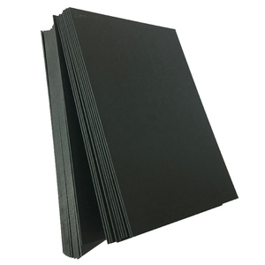 Youngsun กระดาษรีไซเคิลกระดาษการ์ดหนา1.0-3.0มม. สัมผัสเรียบเนียนกระดาษและกระดาษแข็งสีดำล้วน - Product Image 2