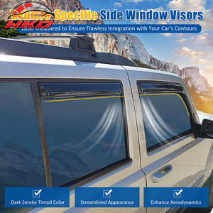 Déflecteurs de fenêtre latérale en acrylique pour Jeep Commander 06-10, pare-pluie - Product Image 3