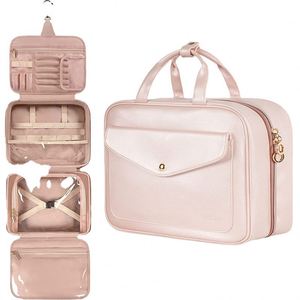 Bolsa de Aseo Plegable de Lujo para Maquillaje, Impermeable, Portátil, para Viaje, con Gancho para Colgar, de Fábrica con Certificación BSCI - Product Image 2