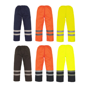 <strong>Hi</strong> <strong>Vis</strong> Men's Pants Waterproof Industrial Construction Trousers Work Wear Custom Winter Heavy Worker Reflective Safety Workwear - Product Image 2