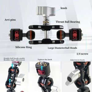 Ventosas de aluminio de 6 pulgadas con bomba, elevador de vidrio, 5 veces, extractor de abolladuras, ventosa para disparo de cámara - Product Image 5