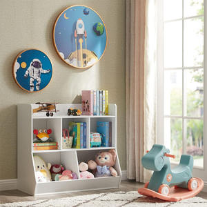 Organisateur de stockage de jouets en bois de haute qualité avec étagère belle étagère à jouets pour enfants armoire de <span class=keywords><strong>rangement</strong></span> en bois - Product Image 6