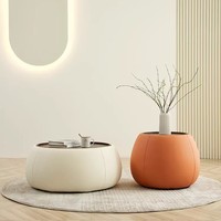 Chinesischer Stil Massivholz-Couchtisch mit Walnussholzplatte und Stauraum für das Wohnzimmer