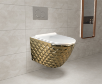 Lavabo en céramique doré SDAYI Sanitary Ware, lavabo sur comptoir, lavabo doré, lavabo de toilette