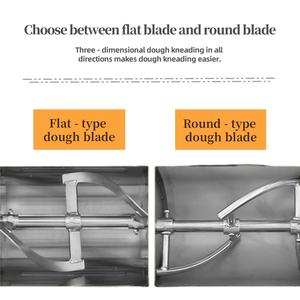 Impastatrice Elettrica Industriale di Alta Qualità, Impastatrice a Spirale per Pane, Alimentazione Elettrica per Mulino, per <span class=keywords><strong>Farina</strong></span>, Latte, <span class=keywords><strong>Acqua</strong></span> - Product Image 4