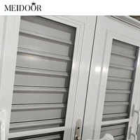Volets de sécurité verticaux à lamelles réglables, télécommande, volets en aluminium pour usage extérieur, entretien réduit