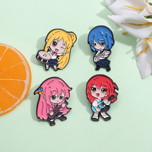 Nouvelle Broche Métallique Créative Gravée et Peinte, Thème Animation Japonaise et Coréenne, Motif <span class=keywords><strong>Love</strong></span> <span class=keywords><strong>Kill</strong></span> Baby, Accessoire Vestimentaire de Dessin Animé, Produit d'Usine - Product Image 3