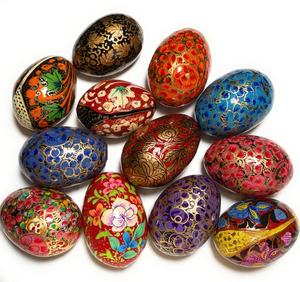 Handmade Wooden Easter Eggs , Artificial Easter Eggs - Product Image 5