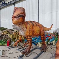 Dinopark : Dinosaure robotique Albertosaurus grandeur nature pour exposition scénique