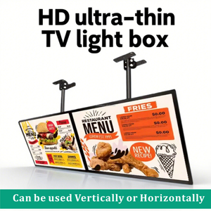 Siêu mỏng <span class=keywords><strong>Led</strong></span> nhà hàng Bảng <span class=keywords><strong>menu</strong></span> cho trạm xăng thức ăn nhanh quán cà phê phổ đơn giản treo cho quảng cáo - Product Image 3