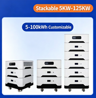 Baterai LiFePO4 48V 100Ah 200Ah 10kWh 20kWh untuk Rak Server, Penyimpanan Energi Rumah, dan Cadangan Tenaga Surya