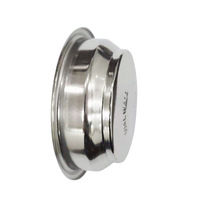 Illos — panier filtre de remplacement pour café, 58mm, portable, sans fond, en acier inoxydable, 2 tasses, panier avec filtre