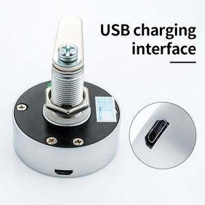 Khóa ngăn kéo thông minh bằng hợp kim kẽm cho nội thất văn phòng, sạc khẩn cấp USB, tùy chọn cửa gỗ thép, dữ liệu thẻ nhớ - Product Image 5