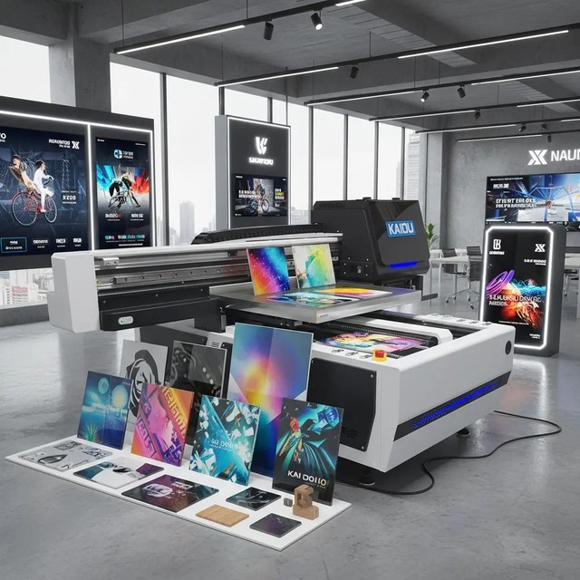 Professional 6090 UV DTF Printer for Crystal Label Stickers Printing with Varnish 3D Effect Epson I1600 I3200