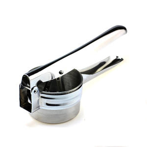 Presse-purée manuel en acier inoxydable pour pommes de terre, fruits, légumes, aliments pour bébés, 3 disques interchangeables pour purée fine, moyenne et grossière - Product Image 2