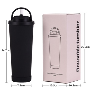 <b>Double</b> <b>Wall</b> Stainless Steel 830ml Eco-Friendly Customized Logo Gift <b>Box</b> Water Bottle Party Gift Vacuum Flask Cold Car Cup 6-12 - Product Image 4