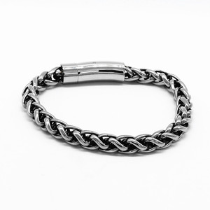 yunnique Unisex <b>Titanium</b> Steel <b>Chain</b> Bracelet GZY-BB1 Geometric Design Gift Jewelry - Product Image 4