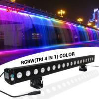 Projecteur mural LED à économie d'énergie 18x4W 72W IP65 avec support rotatif 0-150° °   Couverture en verre trempé CE RoHS FC Garantie 5 ans 120 °