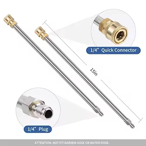 Nettoyeur <span class=keywords><strong>de</strong></span> surface pour nettoyeur haute pression 13 "Disque en acier inoxydable Nettoyeur puissant 4000psi avec roues - Product Image 5