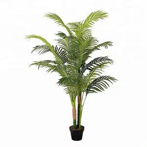 厂家直销1.5米人造夏威夷棕榈树葵植物装饰仿真植物盆景人造绿色植物树