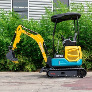 Miniescavatore Idraulico Pilotato ad Alta Precisione HighTop HT16Z da 1 Ton / 1.6 Ton con Accessori: Benna, Trivella, Ripper, Spazzola - Product Image 1