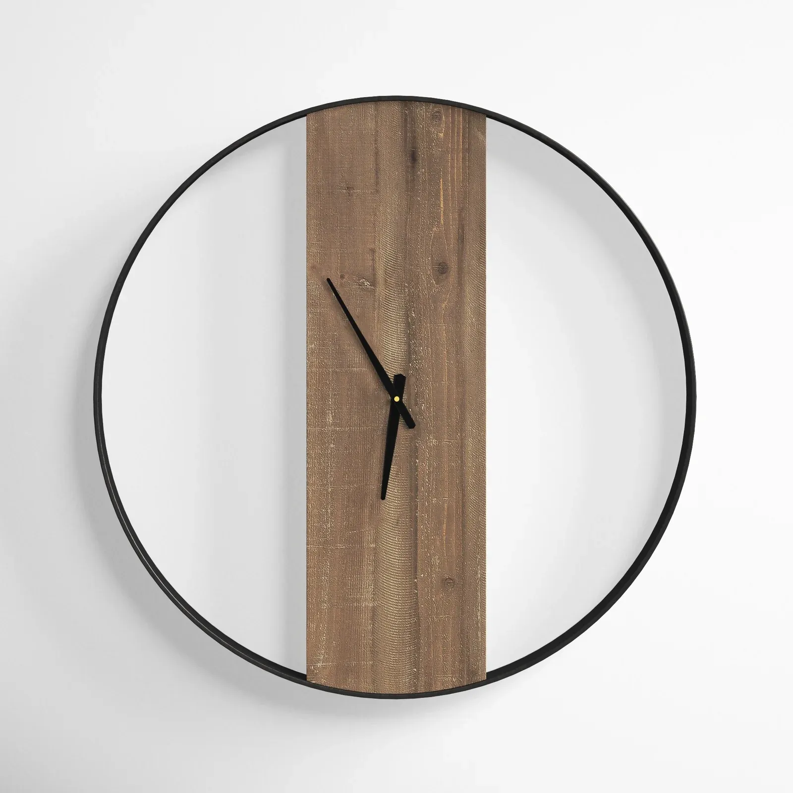 Wholesale China Supplier Retro Creative Interior Decorative Metal Wooden Wall Clock