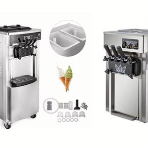 Vevor A168ขายโยเกิร์ตแช่แข็ง2 + 1รสชาติสำหรับรถเข็นขายอาหารยุโรป - Product Image 5