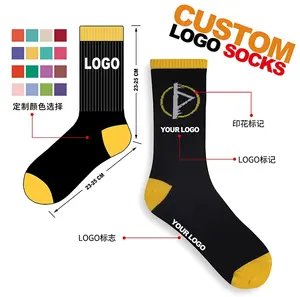 Özel Logo çorap çorap pamuk silikon spor çoraplar
