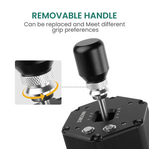 SIMSONN Levier de vitesses de jeu de haute qualité à <span class=keywords><strong>6</strong></span> vitesses, compatible avec Logitech Sim Racing Shifter, <span class=keywords><strong>PC</strong></span> G29 Sim Racing Simulator Car - Product Image 5