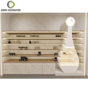 ตู้โชว์สินค้าแบบกำหนดเองสำหรับโชว์รูมน้ำหอมและร้านค้าปลีกเครื่องสำอางบำรุงผิวในห้างสรรพสินค้า - Product Image 5