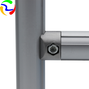 Connettori per raccordi per tubi in lega di alluminio per piano di lavoro <span class=keywords><strong>Rack</strong></span> sistema di soluzione snella - Product Image 3