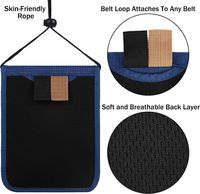 Dompet leher perjalanan dengan pemegang paspor pemblokir RFID untuk uang tunai dan dokumen aman mendapatkan ketenangan pikiran saat bepergian kantong leher