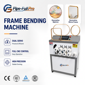 Máquina de Doblado de Esquinas de Perfiles de Aluminio CNC de Múltiples Rodillos (Accionada por Servo) para Marcos de Cuadros, Pinturas y Arte Decorativo de Pared - Product Image 1