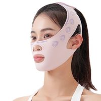 Bandage Souple V-face Anti Double Menton, Masque de Sommeil Amincissant la Ligne V, Ceinture de Lifting Facial en Gros