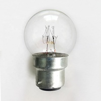 Ampoule à incandescence G40 110V 220V E27 B22 5W Jaune Rouge Vert Blanc en verre Dimmable 2200-2700K Blanc chaud pour la maison