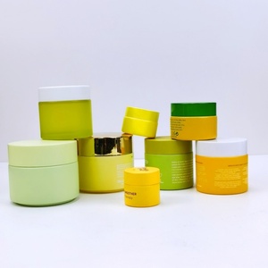 Custom Wholesale 50g 60g Colored <b>Empty</b> Glass <b>Jar</b> Cream Glass <b>Jar</b> Cosmetics Skincare Packaging - Product Image 6