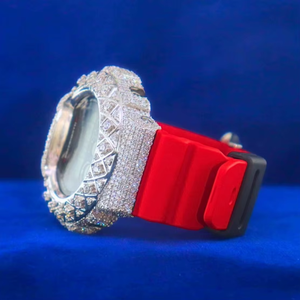 Elegant Moissanite Diamond Luxury <b>Watch</b> With Sleek Polished Design Distinctive Style And Sparkling Details <b>For</b> Memorable Moments - Product Image 4