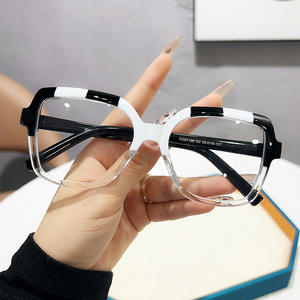 Gafas IStapromo, montura para mujer, cara grande, ojos delgados, sin graduación, espejo plano - Product Image 1