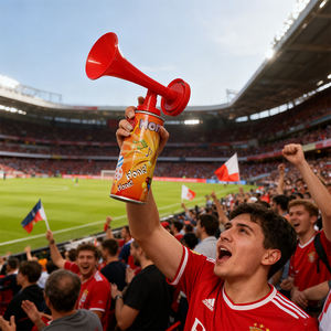 Klakson Stadion Ringan Portabel Suara Ekstrim Keras Bertekanan Mendukung Perayaan Skor Klakson Udara - Product Image 6