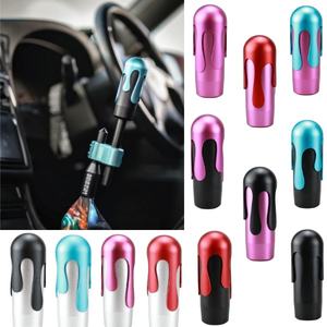 Xuanba Pommeau de levier de vitesse de voiture universel en alliage d'aluminium Style crème glacée Pommeau de levier de vitesse manuel Tête de levier pour voitures manuelles - Product Image 6