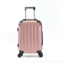 Valise légère en gros à prix abordable, bagage cabine avec serrure à combinaison intégrée, valise à roulettes pour bagages à main ou à roulettes