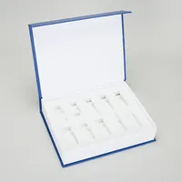 Boîtes rigides en papier kraft avec fermeture magnétique pour emballages cosmétiques de rouge à lèvres, fabriquées à partir de matériaux recyclés en vrac, pour flacons d'huiles essentielles et de parfums.
